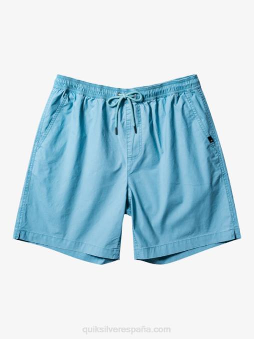 camafeo azul shorts elásticos taxer D6T4D319 hombres Quiksilver