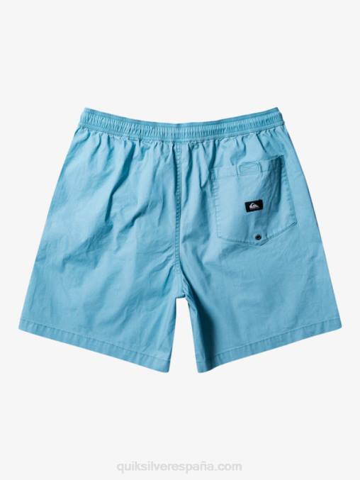 camafeo azul shorts elásticos taxer D6T4D319 hombres Quiksilver