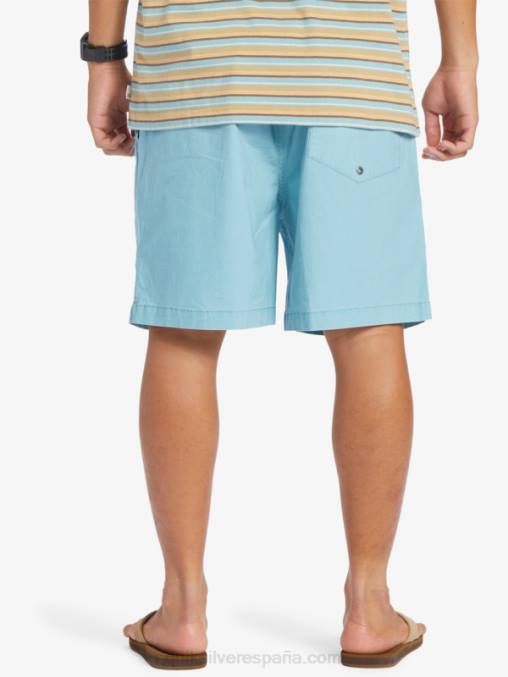 camafeo azul shorts elásticos taxer D6T4D319 hombres Quiksilver