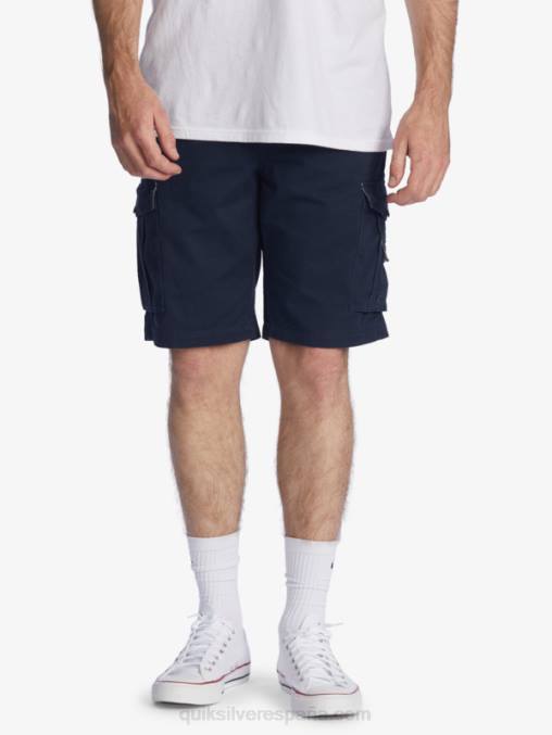 chaqueta azul marino shorts cargo batalla crucial 21 D6T4D1524 hombres Quiksilver