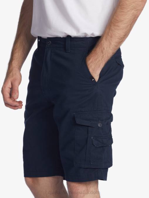 chaqueta azul marino shorts cargo batalla crucial 21 D6T4D1524 hombres Quiksilver