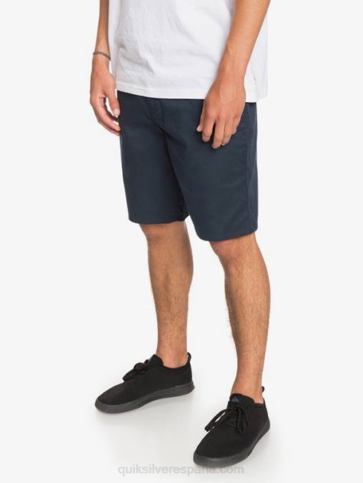 chaqueta azul marino shorts chinos con bolsillos elásticos 20 de daily union D6T4D1316 hombres Quiksilver