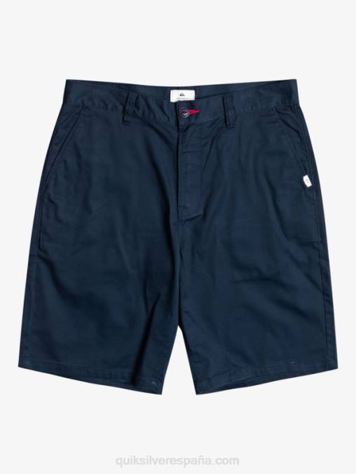 chaqueta azul marino shorts chinos con escudo 21 D6T4D1277 hombres Quiksilver