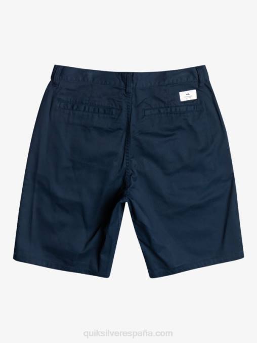 chaqueta azul marino shorts chinos con escudo 21 D6T4D1277 hombres Quiksilver