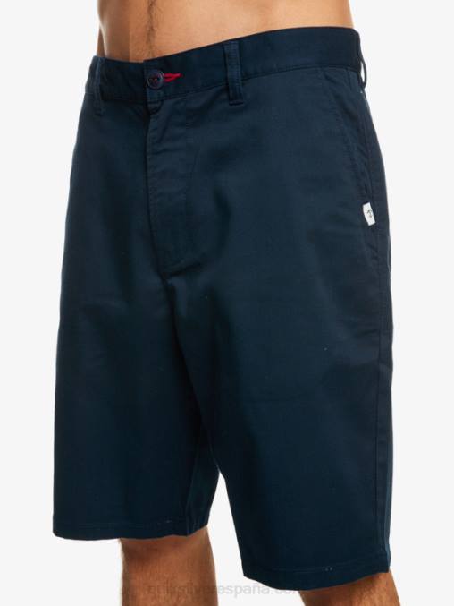 chaqueta azul marino shorts chinos con escudo 21 D6T4D1277 hombres Quiksilver