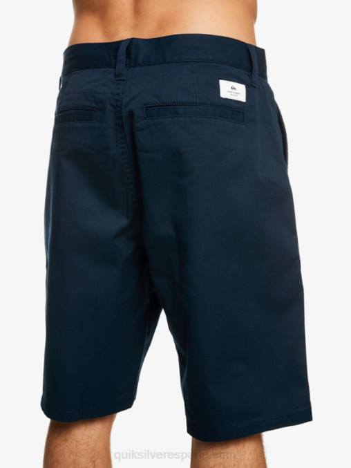 chaqueta azul marino shorts chinos con escudo 21 D6T4D1277 hombres Quiksilver