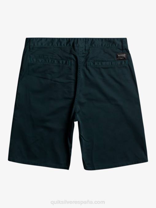 chaqueta azul marino shorts chinos elásticos daily union 20 D6T4D857 hombres Quiksilver