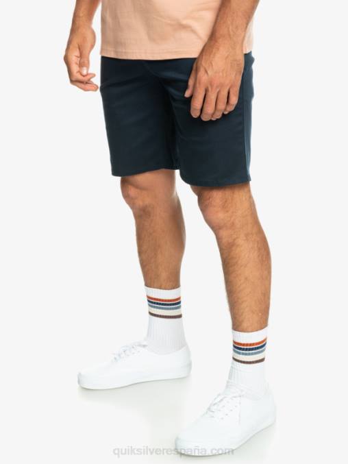 chaqueta azul marino shorts chinos elásticos daily union 20 D6T4D857 hombres Quiksilver