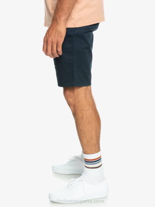 chaqueta azul marino shorts chinos elásticos daily union 20 D6T4D857 hombres Quiksilver