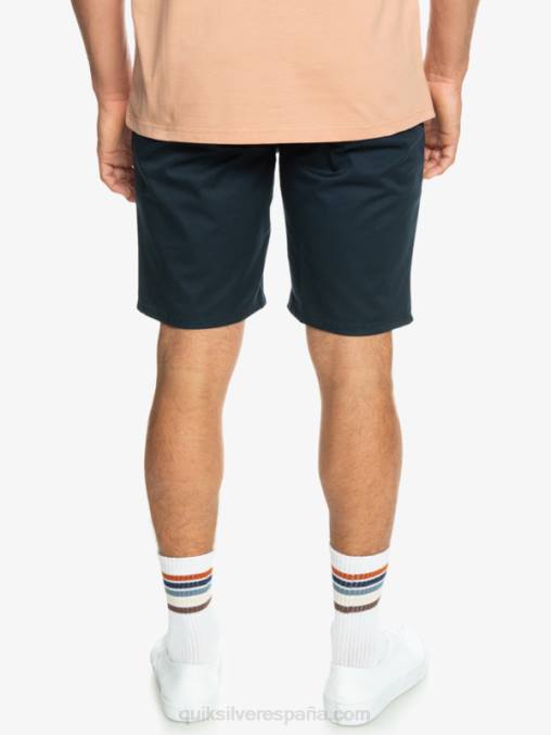 chaqueta azul marino shorts chinos elásticos daily union 20 D6T4D857 hombres Quiksilver