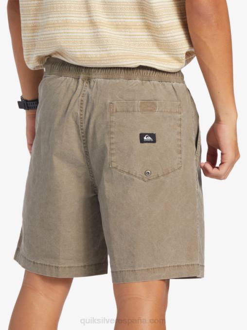 chispas de chocolate shorts elásticos taxer D6T4D322 hombres Quiksilver