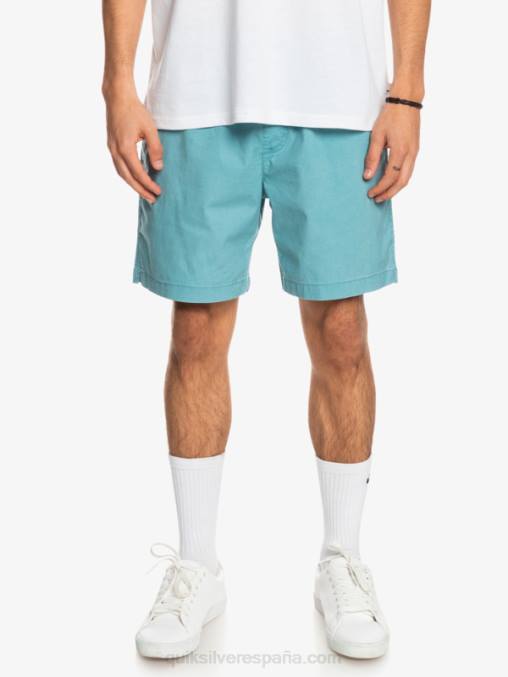 delfinio azul shorts taxer 17 con cintura elástica D6T4D1378 hombres Quiksilver