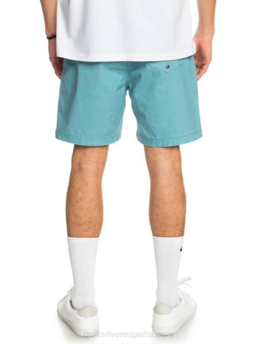 delfinio azul shorts taxer 17 con cintura elástica D6T4D1378 hombres Quiksilver