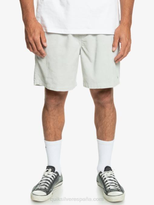 gris violeta shorts de pana taxer D6T4D363 hombres Quiksilver