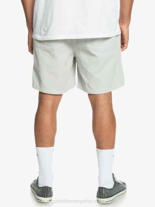 gris violeta shorts de pana taxer D6T4D363 hombres Quiksilver
