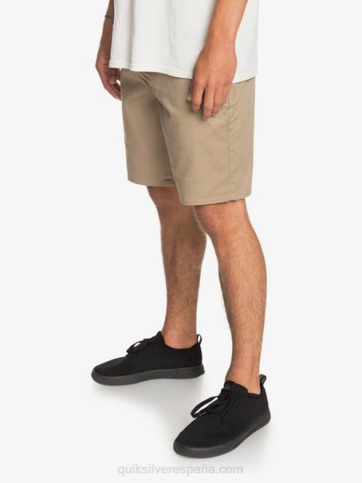 madera de olmo shorts chinos con bolsillos elásticos 20 de daily union D6T4D1315 hombres Quiksilver