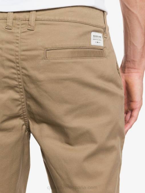 madera de olmo shorts chinos con bolsillos elásticos 20 de daily union D6T4D1315 hombres Quiksilver