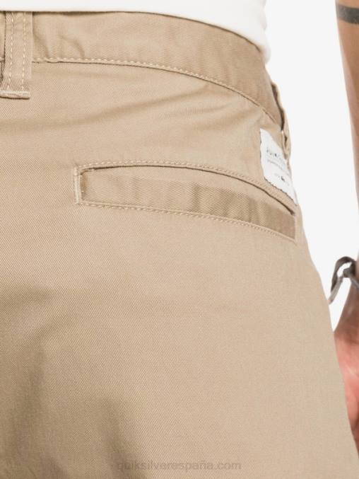 madera de olmo shorts chinos con bolsillos elásticos 20 de daily union D6T4D1315 hombres Quiksilver