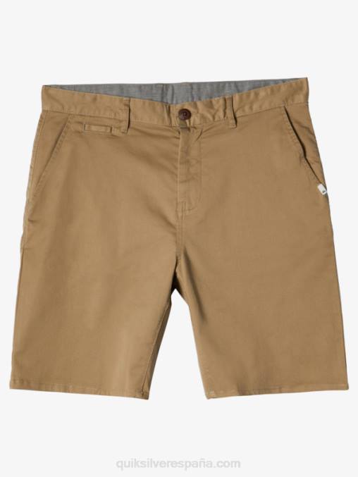 madera de olmo shorts chinos elásticos daily union 20 D6T4D854 hombres Quiksilver