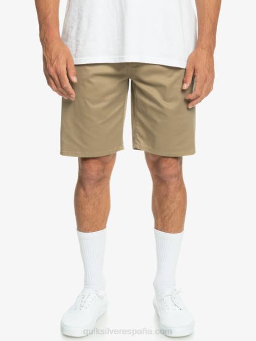 madera de olmo shorts chinos elásticos daily union 20 D6T4D854 hombres Quiksilver