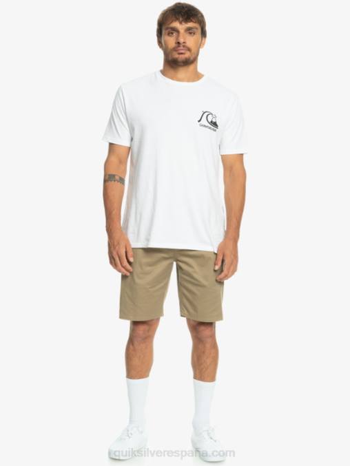 madera de olmo shorts chinos elásticos daily union 20 D6T4D854 hombres Quiksilver