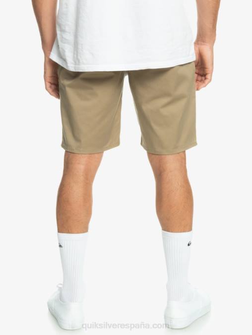 madera de olmo shorts chinos elásticos daily union 20 D6T4D854 hombres Quiksilver
