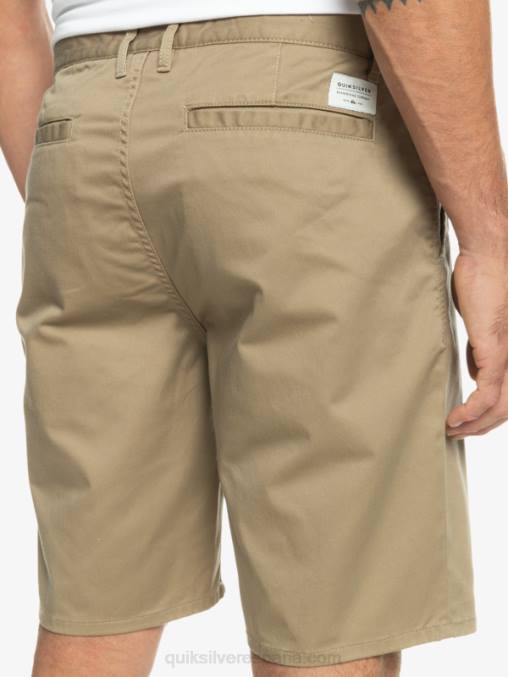 madera de olmo shorts chinos elásticos daily union 20 D6T4D854 hombres Quiksilver