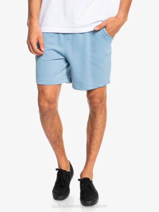 mezclilla desteñida shorts de chándal orgánicos essentials 19 D6T4D1661 hombres Quiksilver