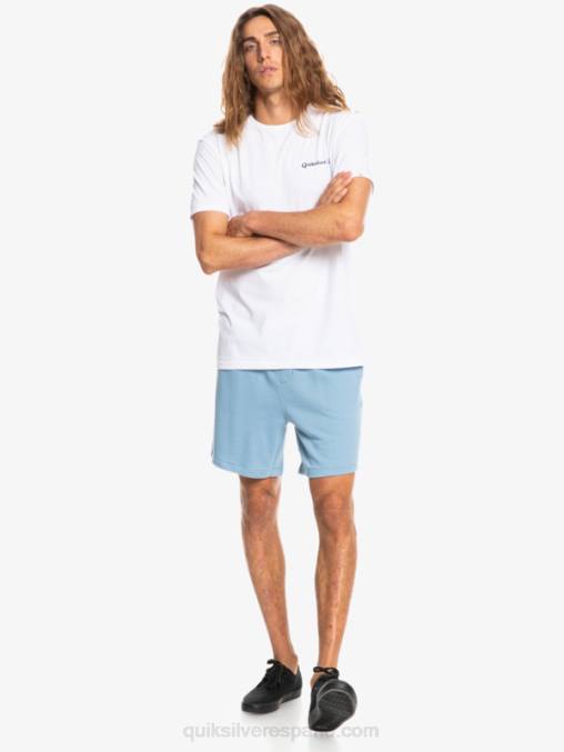 mezclilla desteñida shorts de chándal orgánicos essentials 19 D6T4D1661 hombres Quiksilver