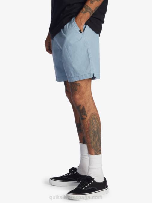 mezclilla desteñida shorts taxer 17 con cintura elástica D6T4D1379 hombres Quiksilver