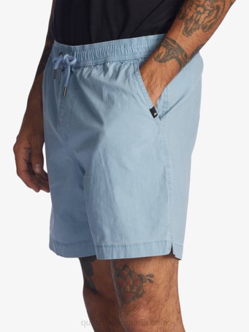 mezclilla desteñida shorts taxer 17 con cintura elástica D6T4D1379 hombres Quiksilver