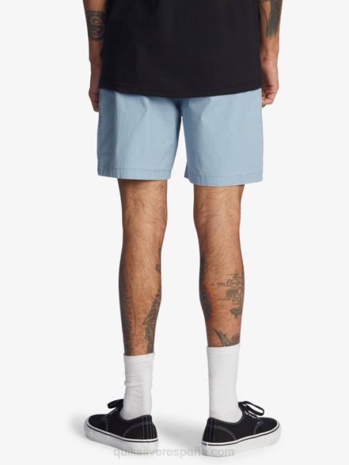 mezclilla desteñida shorts taxer 17 con cintura elástica D6T4D1379 hombres Quiksilver