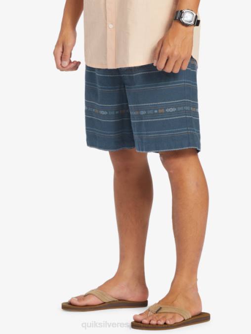 mini jacquard azul marino medianoche pantalones cortos taxer en jacquard D6T4D420 hombres Quiksilver