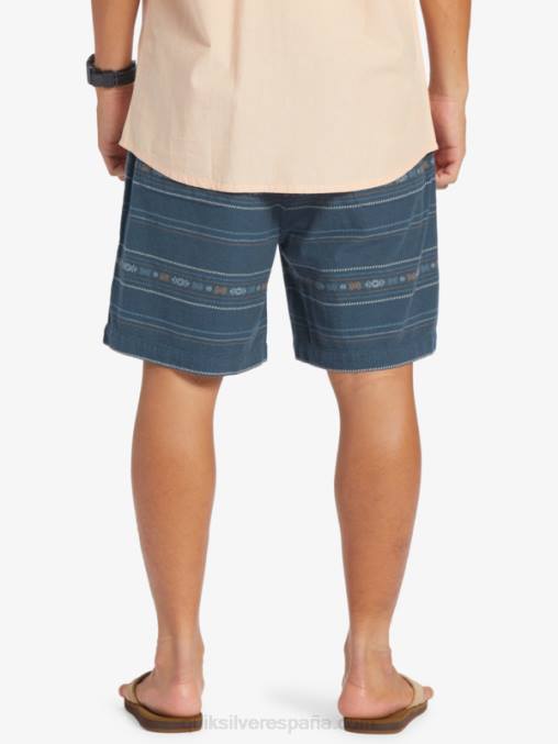 mini jacquard azul marino medianoche pantalones cortos taxer en jacquard D6T4D420 hombres Quiksilver