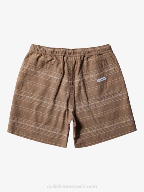 mini jacquard gris oliva pantalones cortos taxer en jacquard D6T4D421 hombres Quiksilver