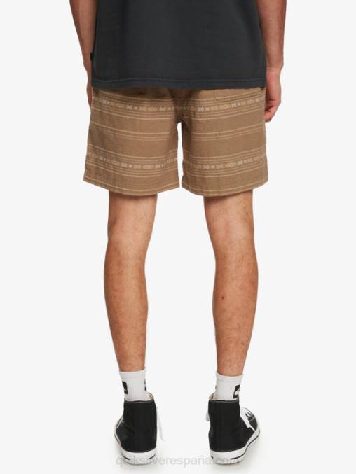 mini jacquard gris oliva pantalones cortos taxer en jacquard D6T4D421 hombres Quiksilver