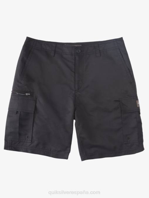 negro Pantalones cortos Waterman Maldive Atoll Cargo 20 D6T4D785 hombres Quiksilver