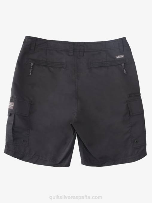 negro Pantalones cortos Waterman Maldive Atoll Cargo 20 D6T4D785 hombres Quiksilver