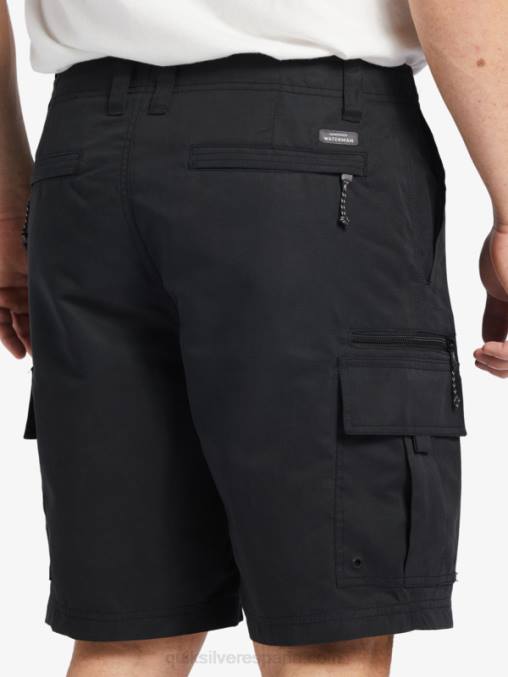 negro Pantalones cortos Waterman Maldive Atoll Cargo 20 D6T4D785 hombres Quiksilver