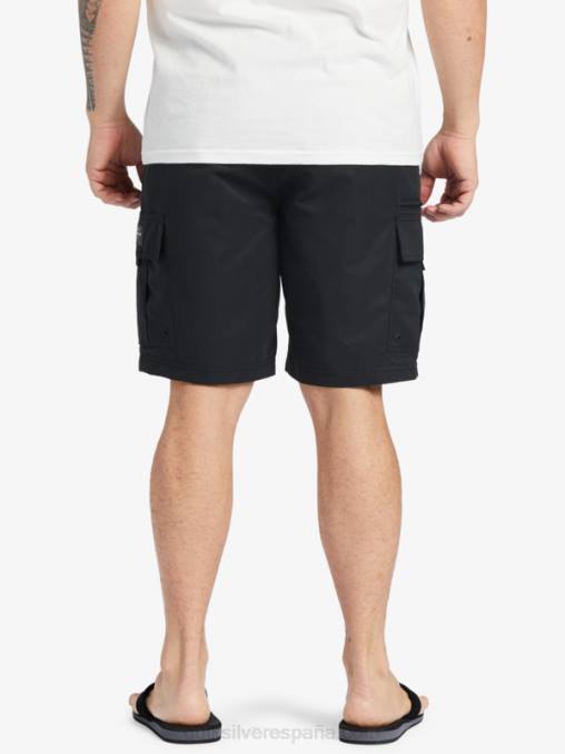 negro Pantalones cortos Waterman Maldive Atoll Cargo 20 D6T4D785 hombres Quiksilver