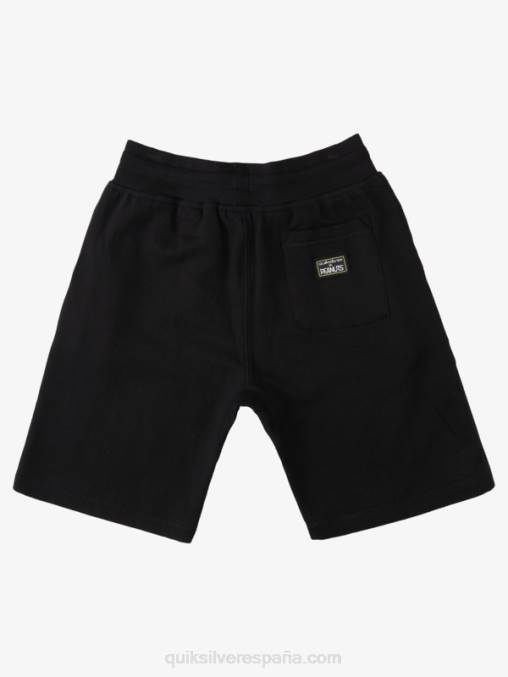 negro pantalones cortos de leyendas locales D6T4D1883 hombres Quiksilver x Peanuts