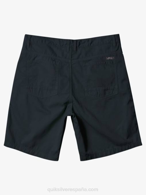 negro pantalones cortos de mesa waterman 20 D6T4D836 hombres Quiksilver