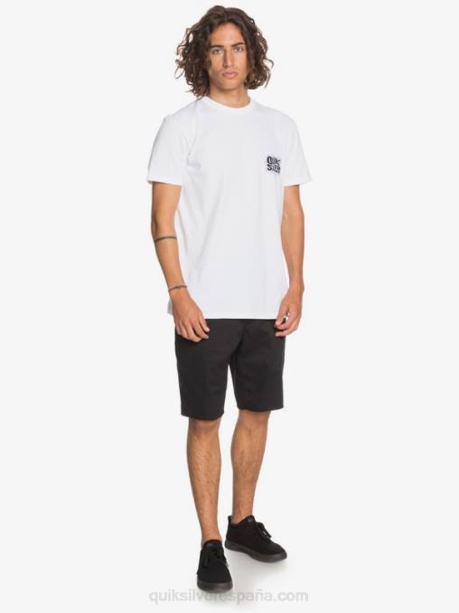 negro shorts chinos con bolsillos elásticos 20 de daily union D6T4D1314 hombres Quiksilver