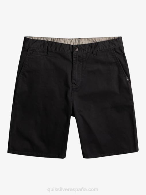 negro shorts chinos elásticos daily union 20 D6T4D856 hombres Quiksilver