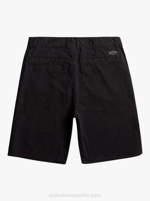 negro shorts chinos elásticos daily union 20 D6T4D856 hombres Quiksilver