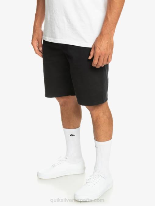 negro shorts chinos elásticos daily union 20 D6T4D856 hombres Quiksilver