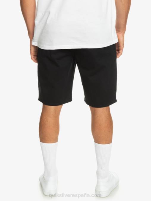 negro shorts chinos elásticos daily union 20 D6T4D856 hombres Quiksilver