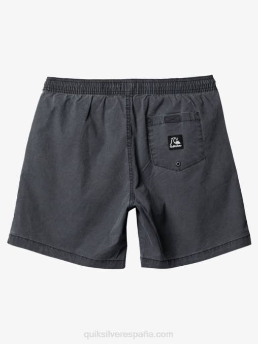 negro shorts taxer 17 con cintura elástica D6T4D1381 hombres Quiksilver