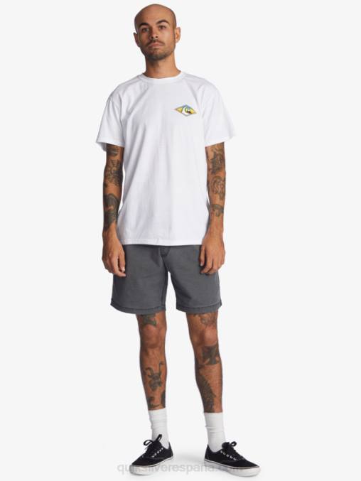 negro shorts taxer 17 con cintura elástica D6T4D1381 hombres Quiksilver
