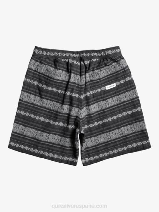 negro taxer jaquard hori pantalones cortos taxer en jacquard D6T4D423 hombres Quiksilver